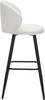 Ex Display Roma Boucle Bar Stool White