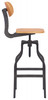 Ex Display - Bolzano Vintage Bar Stool Natural