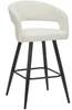 *Only 2 Left* Ex Display - Amalfi Boucle Kitchen Bar Stool White