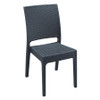 Florida 4 Seater Outdoor Dining Set - Dark Grey