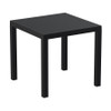 Ares 4 Seater Outdoor Dining Set - Black