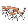 Arch 4 Seater Outdoor Rectangular Dining Set - Wood