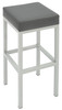 Cube Bar Stool Charcoal