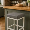 Cube Bar Stool Charcoal