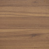 Como Poseur Matt Black Table Round Walnut Wood