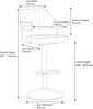 Concorde Bar Stool Red