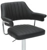 Concorde Signature Real Leather Bar Stool Black
