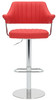 Concorde Signature Real Leather Bar Stool Red