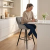 Varenna Bar Stool Grey