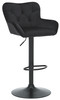 Varenna Bar Stool Black with Black Frame