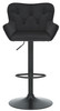 Varenna Bar Stool Black with Black Frame