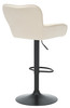 Varenna Bar Stool Cream with Black Frame