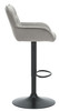 Varenna Bar Stool Grey with Black Frame