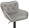 Varenna Bar Stool Grey with Black Frame