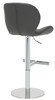Monza Signature Real Leather Bar Stool Charcoal