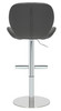 Monza Signature Real Leather Bar Stool Charcoal
