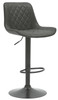 Torino Bar Stool Black with Black Frame