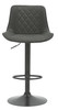 Torino Bar Stool Black with Black Frame
