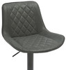 Torino Bar Stool Black with Black Frame