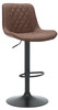 Torino Bar Stool Brown with Black Frame