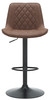 Torino Bar Stool Brown with Black Frame