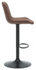 Torino Bar Stool Brown with Black Frame