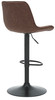 Torino Bar Stool Brown with Black Frame