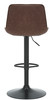 Torino Bar Stool Brown with Black Frame