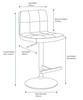 Allegro Bar Stool Navy
