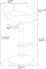 Sorrento Kitchen Bar Stool Purple