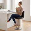 *ONLY 1 LEFT* Allegro Brushed Bar Stool Black