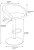 Luca Bar Stool Black