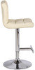 Allegro Real Leather Bar Stool Cream