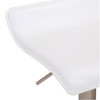 Baceno Brushed Bar Stool White