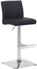 Snella Real Leather Bar Stool Black