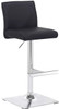 Snella Real Leather Bar Stool Black