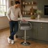 Zenith Bar Stool Slate Grey