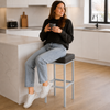 Cube Bar Stool Black