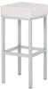 Cube Bar Stool White