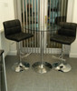 Allegro Real Leather Bar Stool and Como Table Package