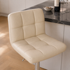 Allegro Signature Real Leather Bar Stool Cream