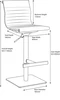 Deluxe Rovigo Bar Stool White