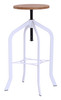 Trento Vintage Bar Stool White