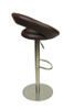 Ex Display Range - Deluxe Sorrento Kitchen Brushed Bar Stool Brown