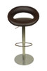 Ex Display Range - Deluxe Sorrento Kitchen Brushed Bar Stool Brown