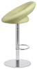 Deluxe Sorrento Kitchen Brushed Bar Stool Cream