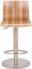 Deluxe Venezia Brushed Bar Stool Zebrano