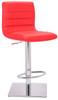 Deluxe Aldo Bar Stool Red Square Base