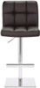 Deluxe Allegro Bar Stool Brown Square Base