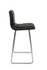 Aldo Fixed Height Curved Bar Stools Black